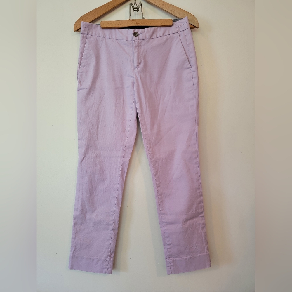 Banana Republic Hampton Fit Pants In Lilac